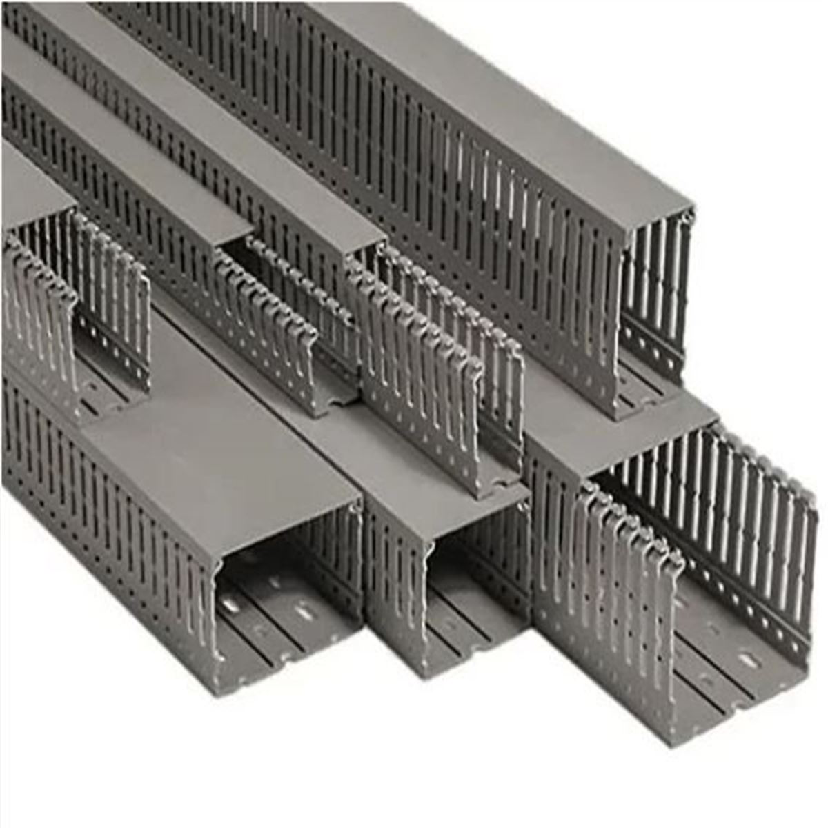 25X60 KABLO KAN.(DELİKLİ)(GRİ)(1M) 1